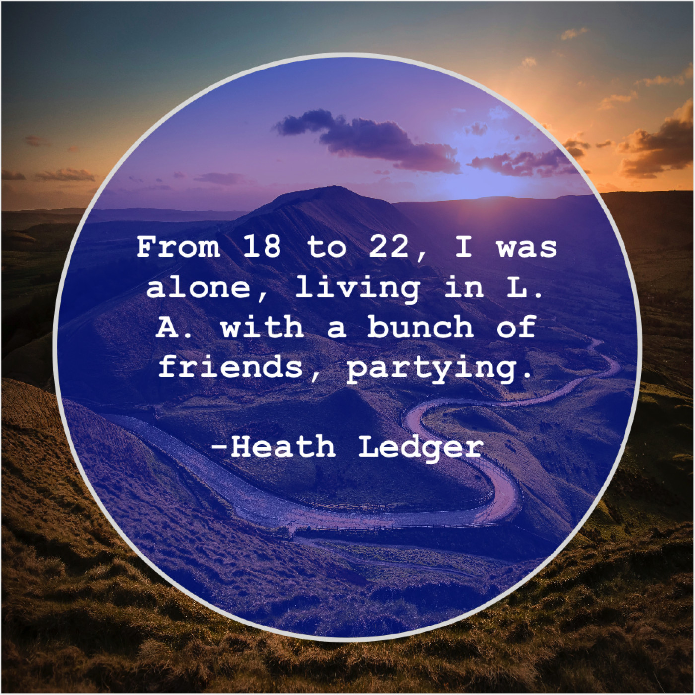 Heath Ledger – From 18 To 22, I… – Famous Quotes That Inspire And Motivate